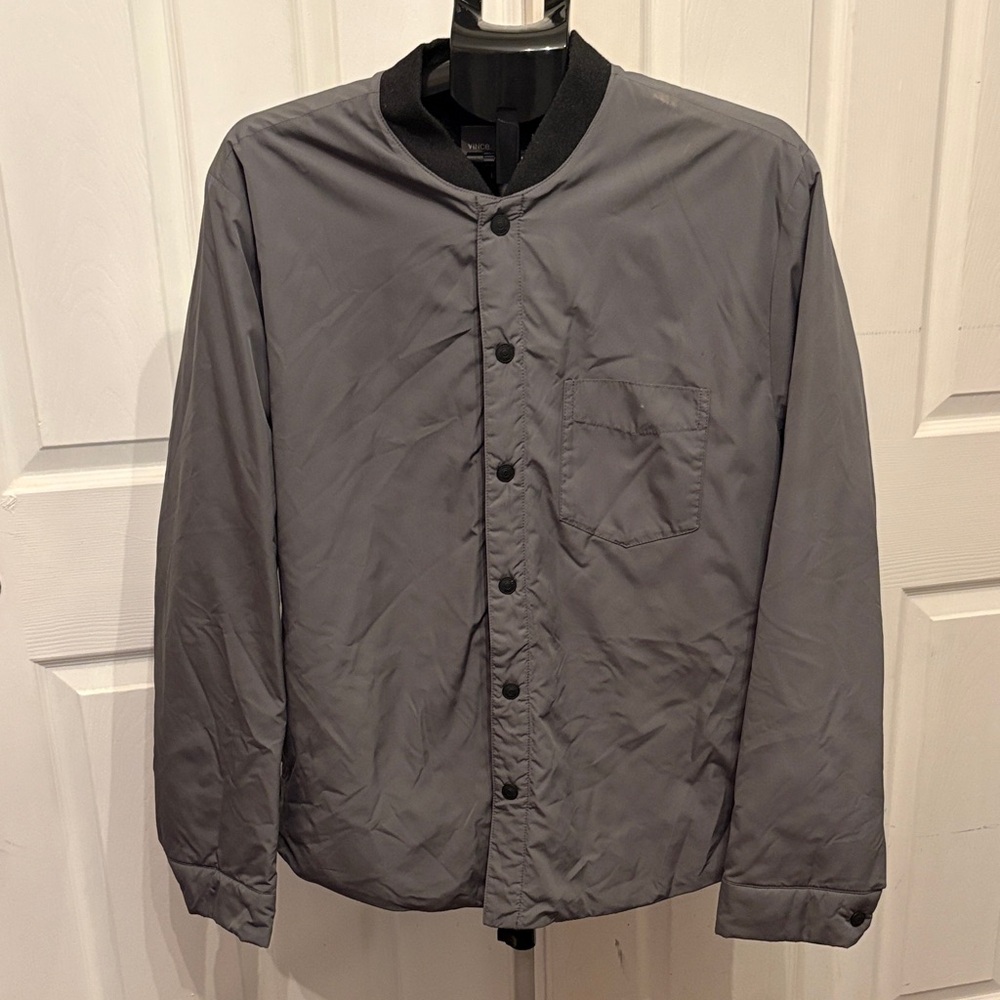 Vince Men's Lightweight Snap Button Utility Jacket